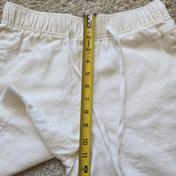 Vince Linen Shorts Womens XS Ivory - Picture 8 of 9